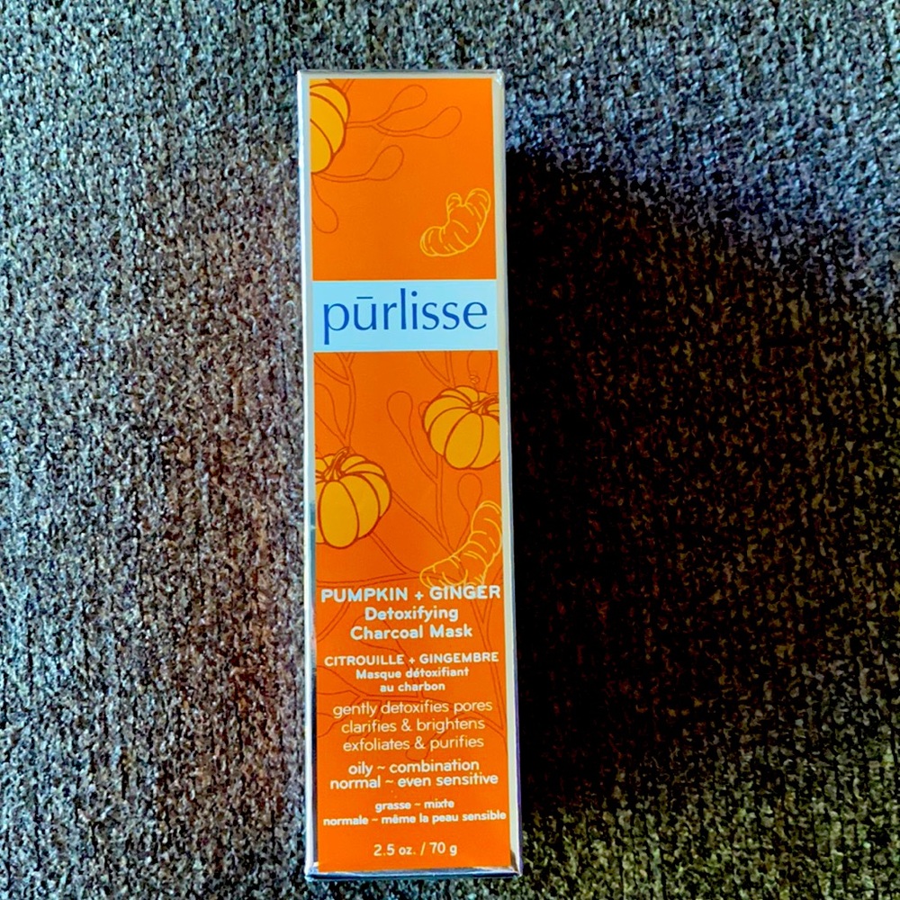 Purlisse pumpkin and Ginger detoxifying char mask